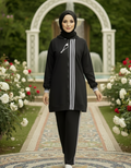 Striped Modest Sports Tracksuit Set for Women – Modest Sportswear
