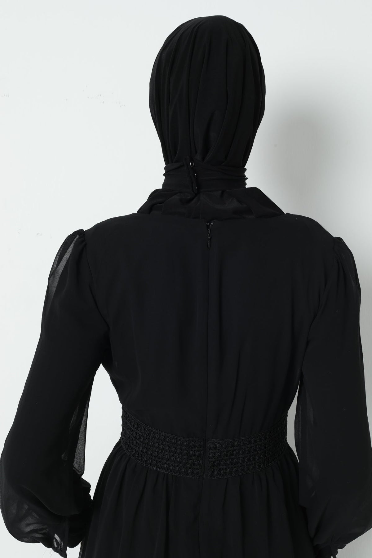 Instant Snap Closure Hijab with Jersey Inner Cap – Ready-to-Wear Hijab